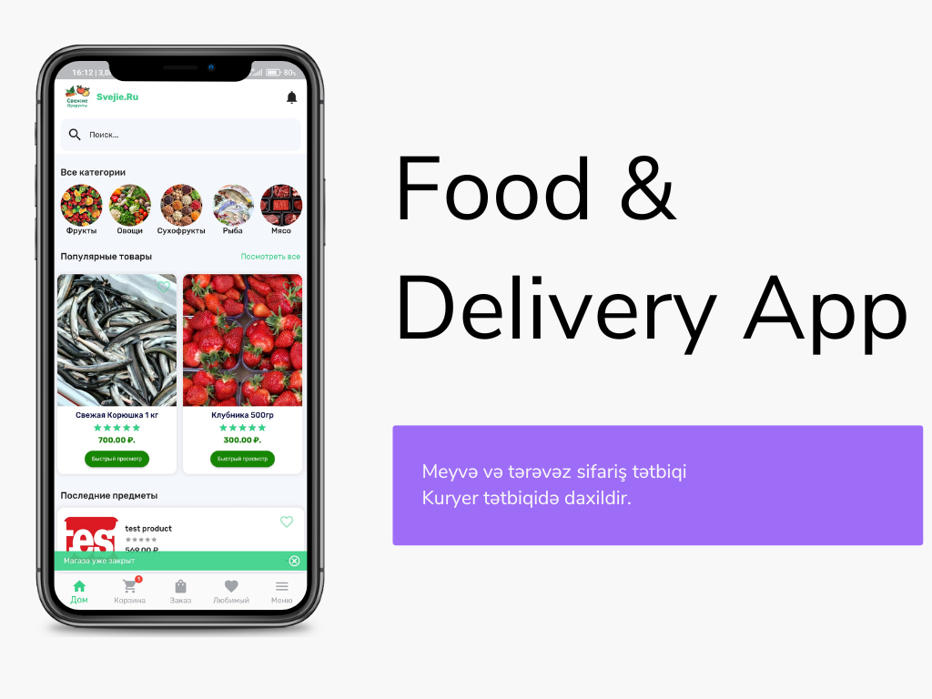 Food & Delivery App