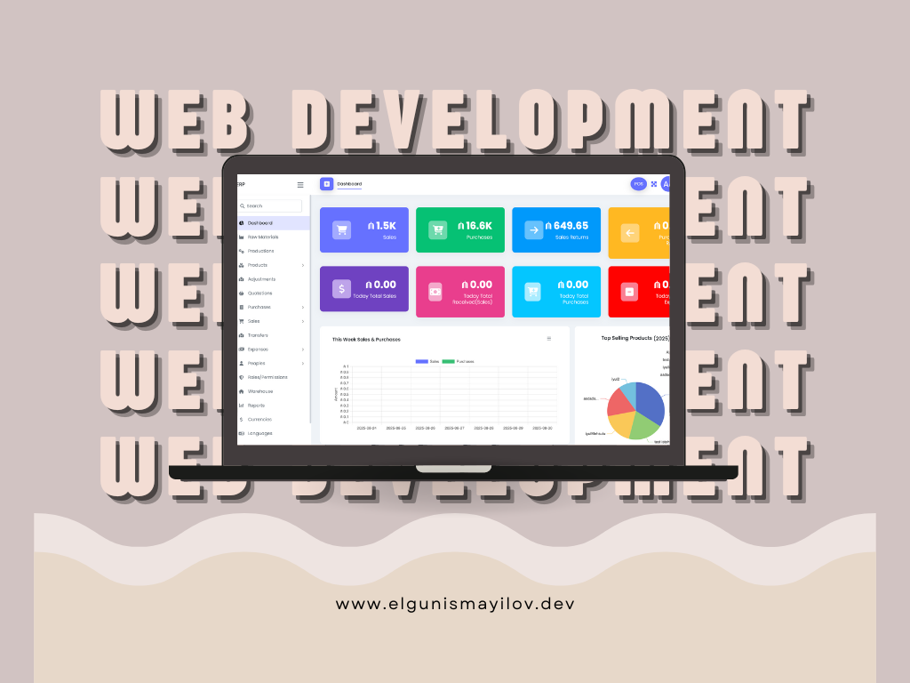 ERP Sisteminin Web Saytı
