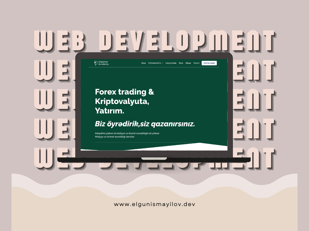 Kriptovalyuta & Forex Web Saytı